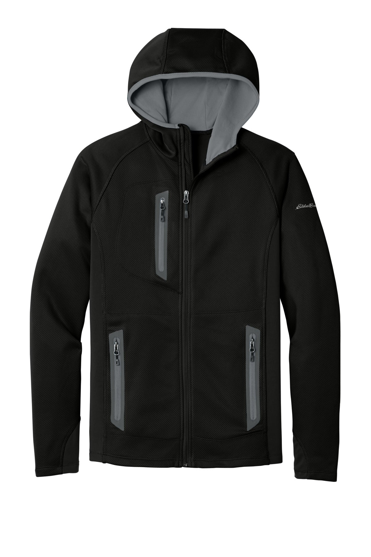 Eddie Bauer  Sport Hooded Full-Zip Fleece Jacket. EB244 Black