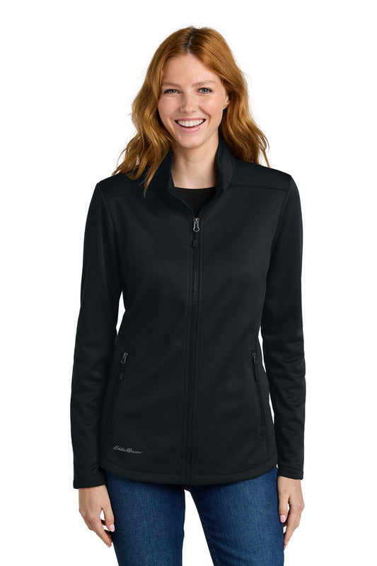 Eddie Bauer Women's Smooth Mid Layer Fleece Full-Zip EB2470 Black