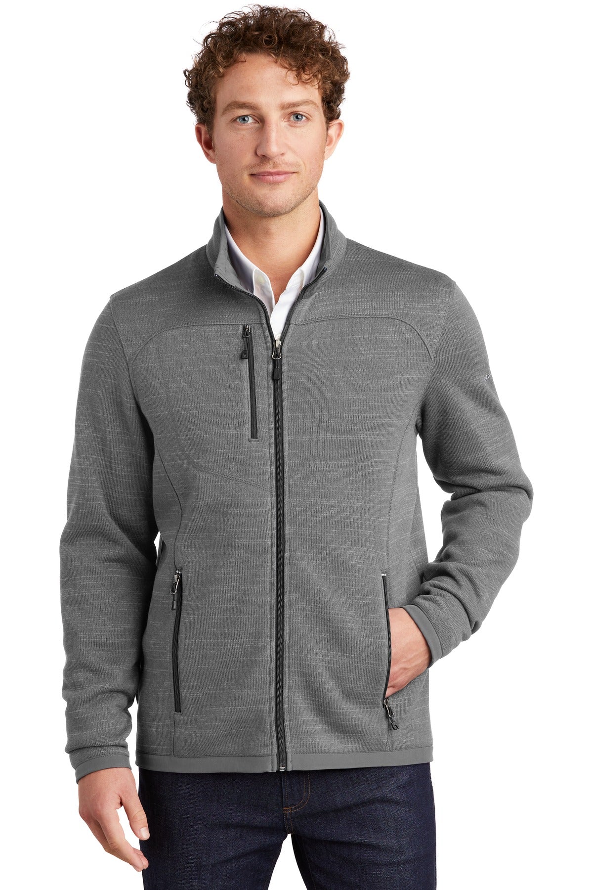 Eddie Bauer  Sweater Fleece Full-Zip. EB250 Dark Grey Heather