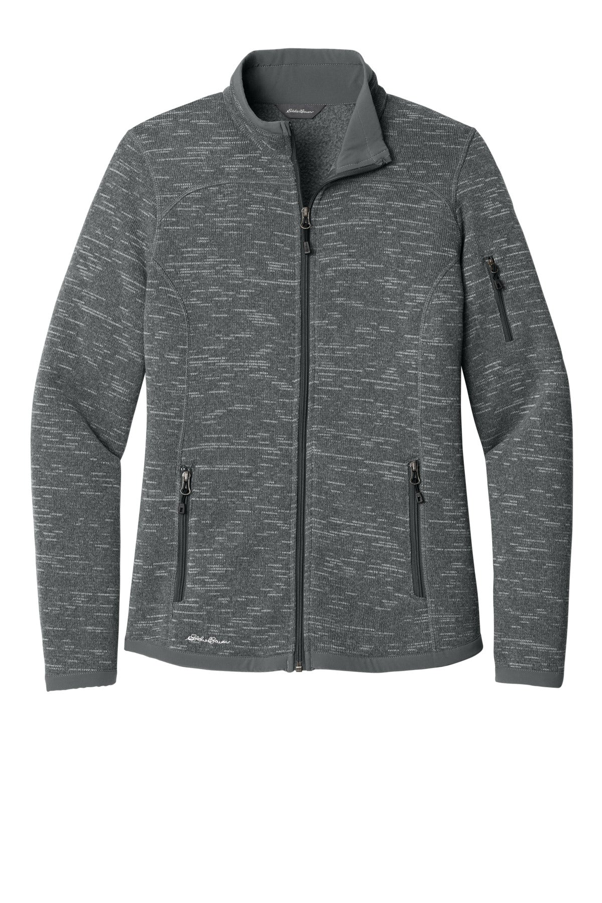Eddie Bauer  Women's Sweater Fleece Full-Zip. EB251 Dark Grey Heather