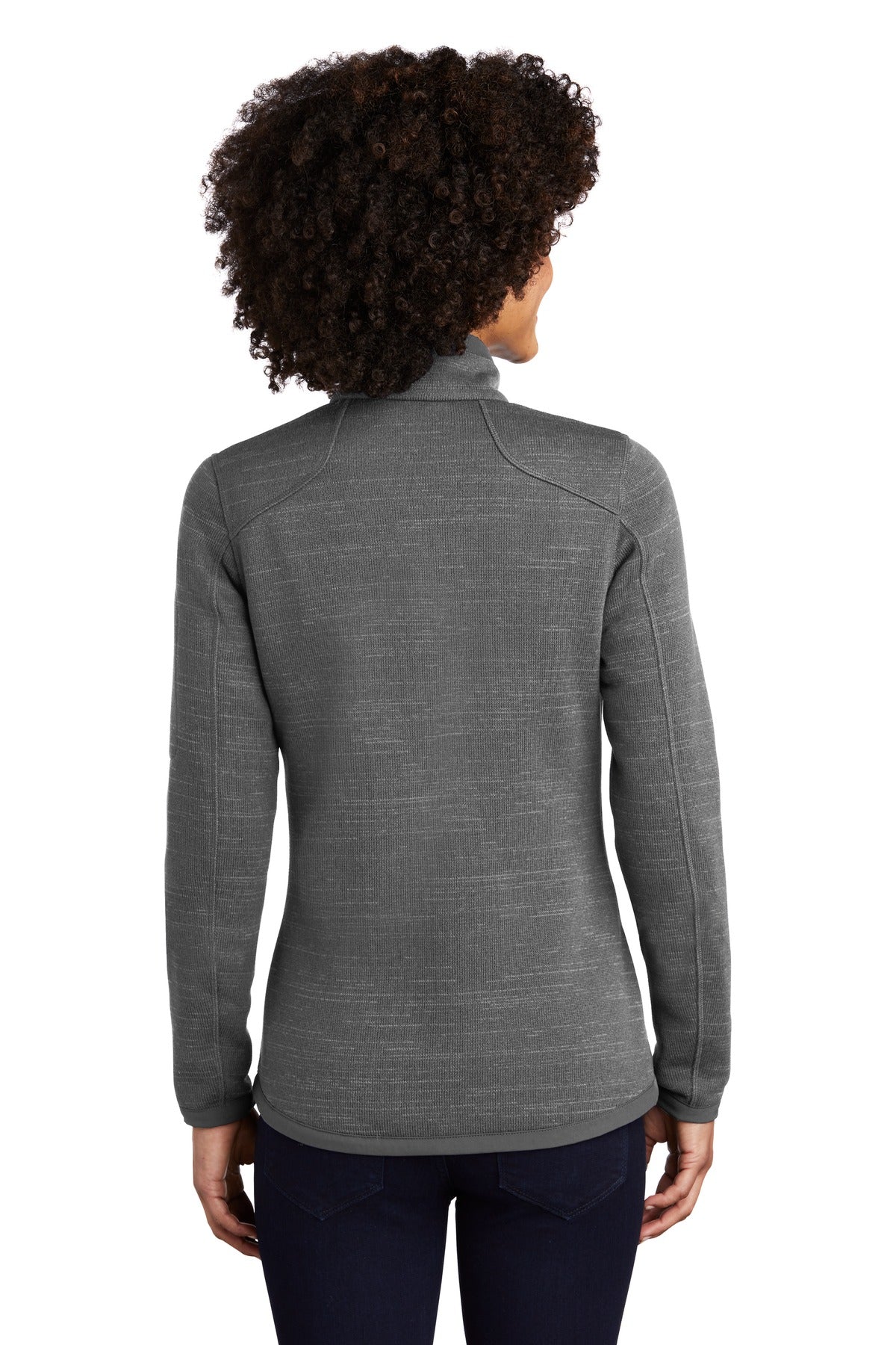Eddie Bauer  Women's Sweater Fleece Full-Zip. EB251 Dark Grey Heather