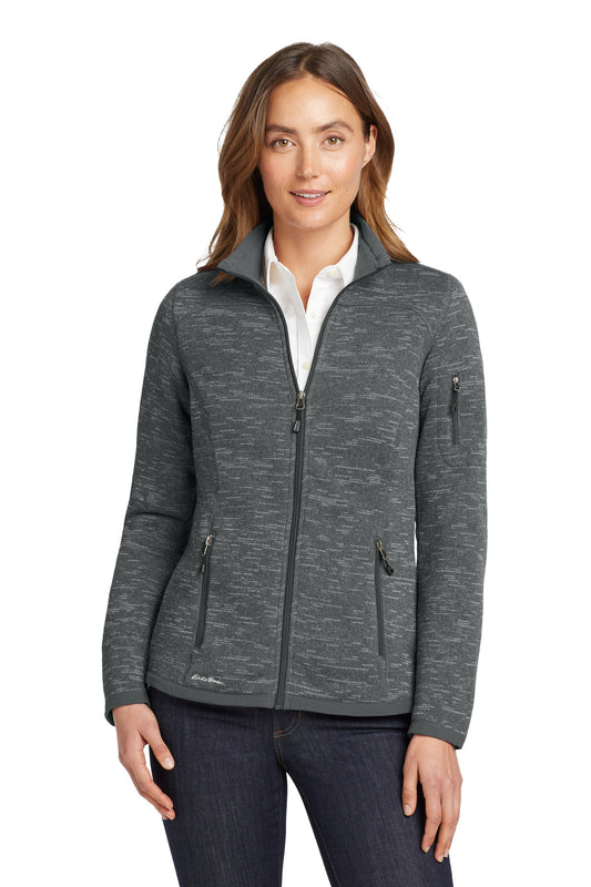 Eddie Bauer Women's Sweater Fleece Full-Zip EB251 Dark Grey Heather