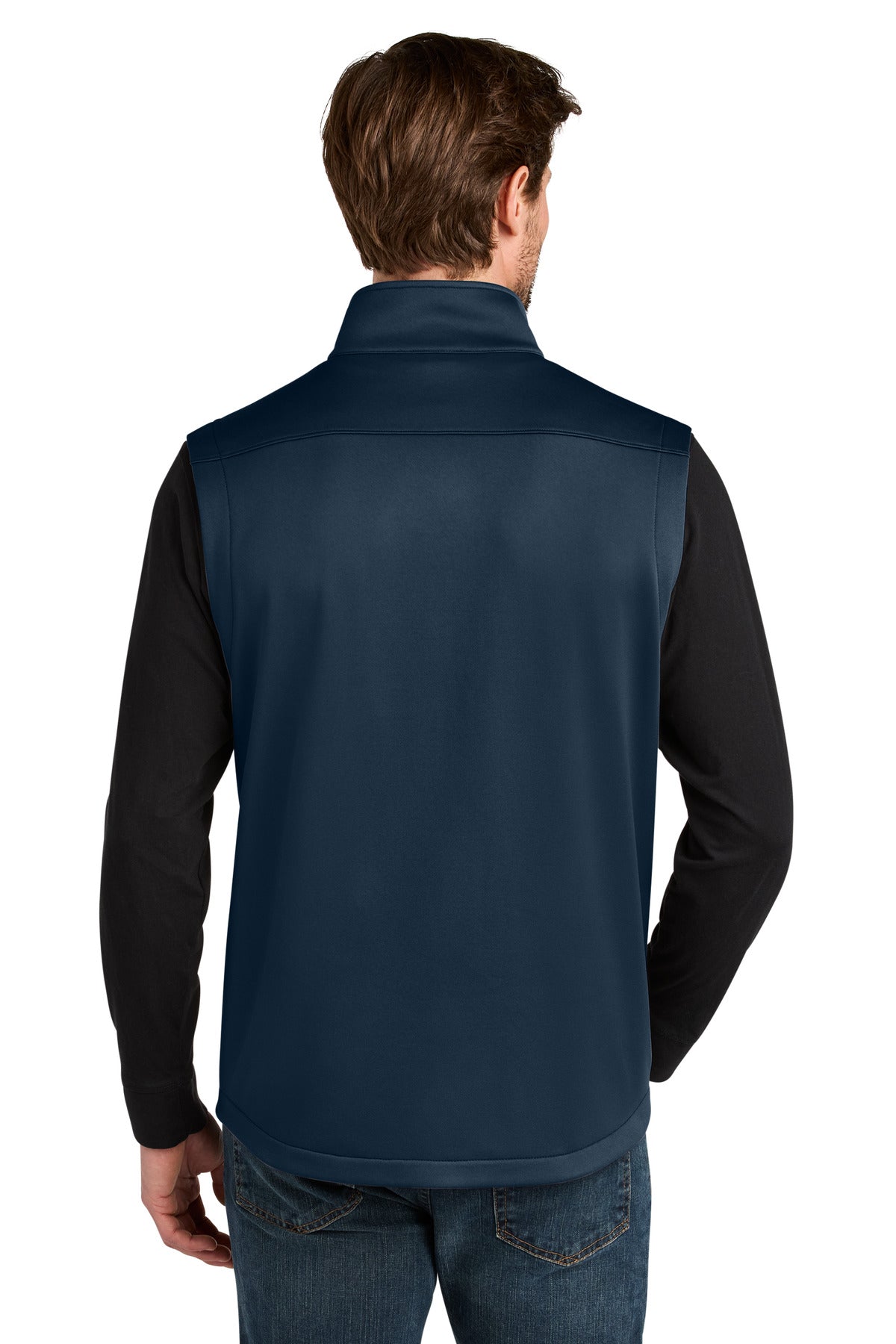 Eddie Bauer Smooth Mid Layer Fleece Vest EB2560 River Blue Navy