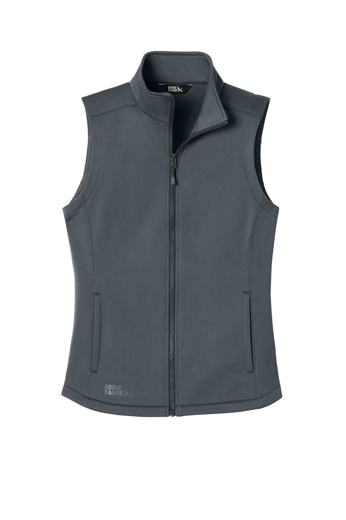 Eddie Bauer Women's Smooth Mid Layer Fleece Vest EB2570 Iron Gate