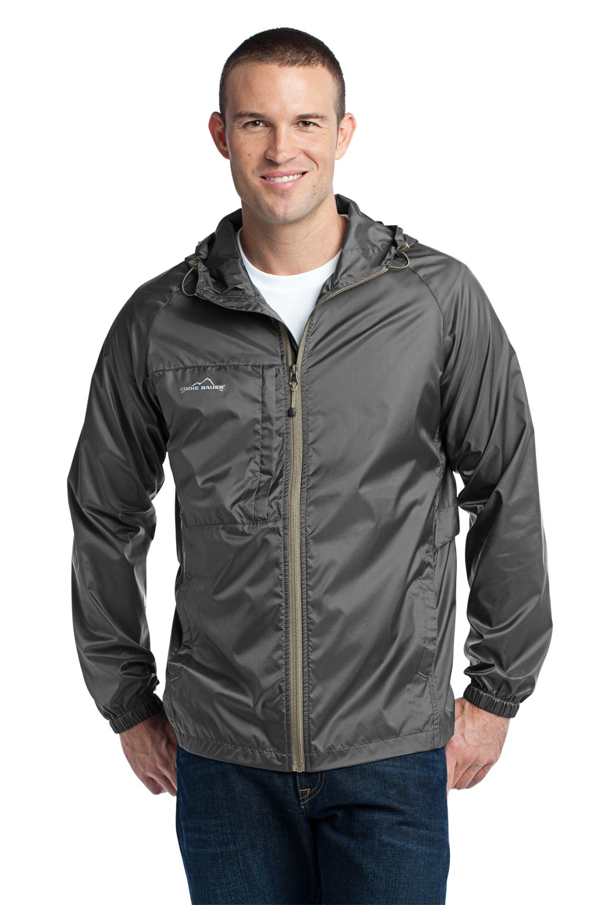 Eddie Bauer - Packable Wind Jacket EB500 Grey Steel