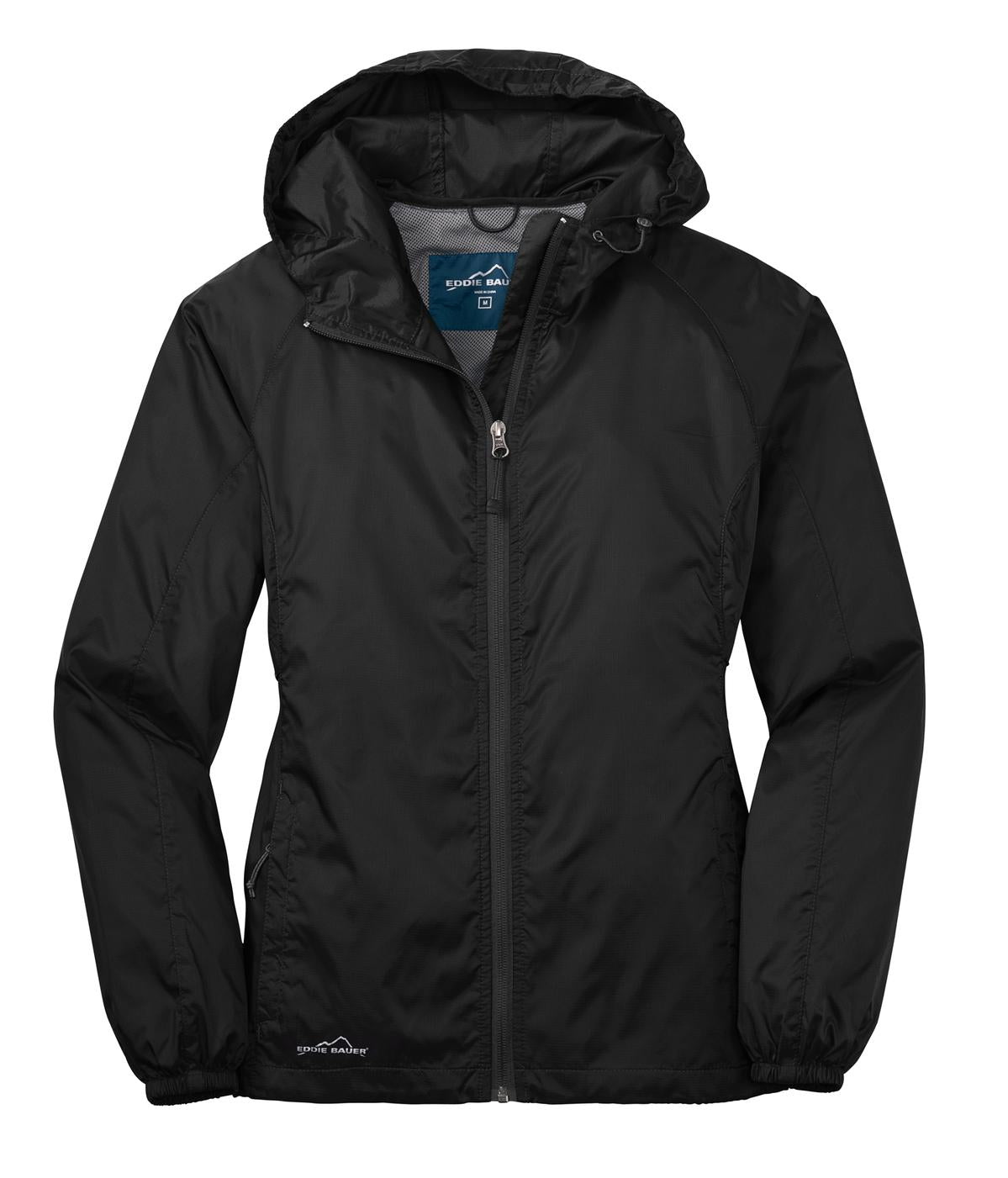 Eddie Bauer Women's Packable Wind Jacket. EB501 Black