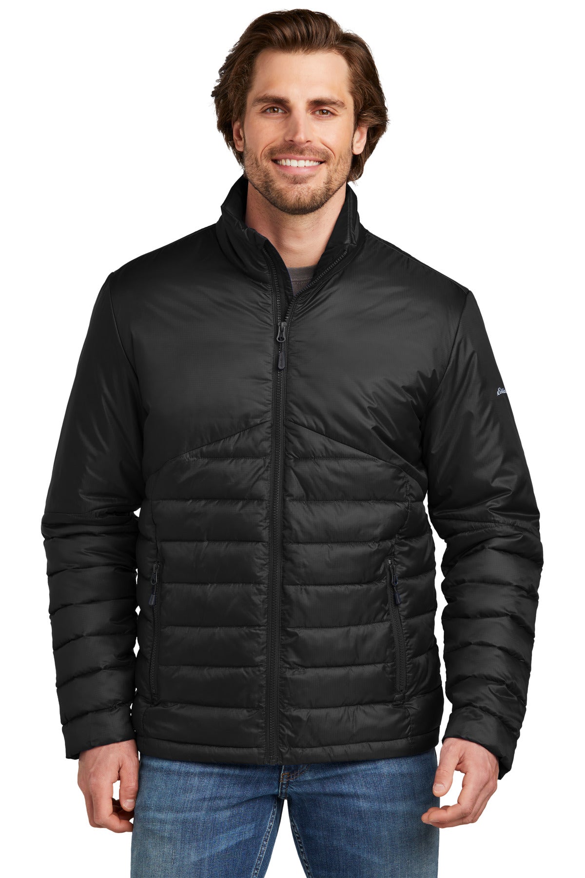 Eddie Bauer Quilted Jacket EB510 Deep Black