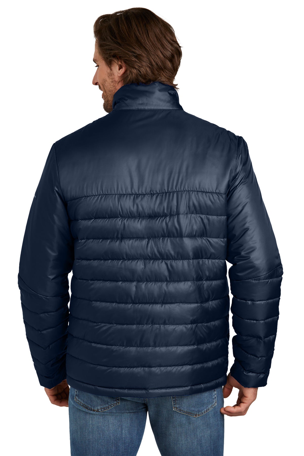 Eddie Bauer Quilted Jacket EB510 River Blue Navy