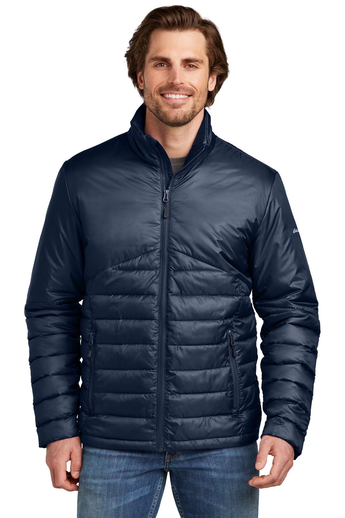 Eddie Bauer Quilted Jacket EB510 River Blue Navy