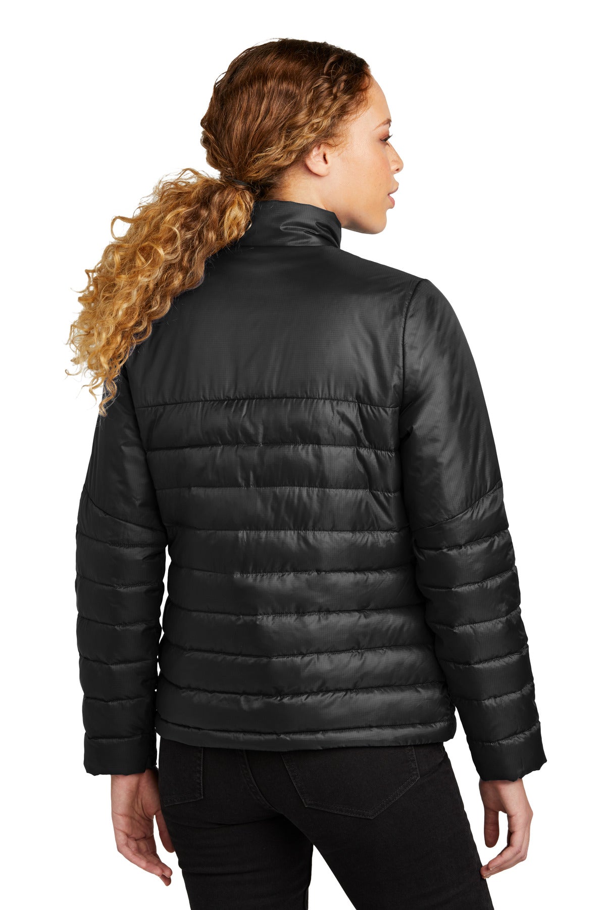 Eddie Bauer Women's Quilted Jacket EB511 Deep Black