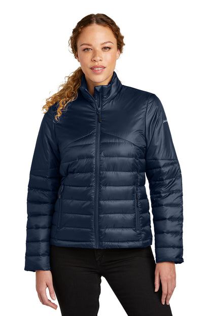 Eddie Bauer Women's Quilted Jacket EB511 River Blue Navy