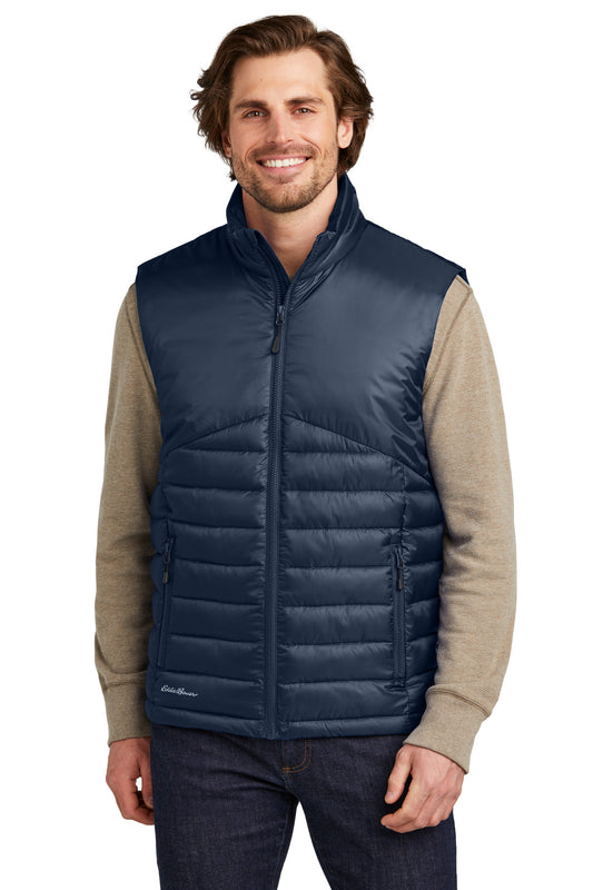 Eddie Bauer Quilted Vest EB512 River Blue Navy