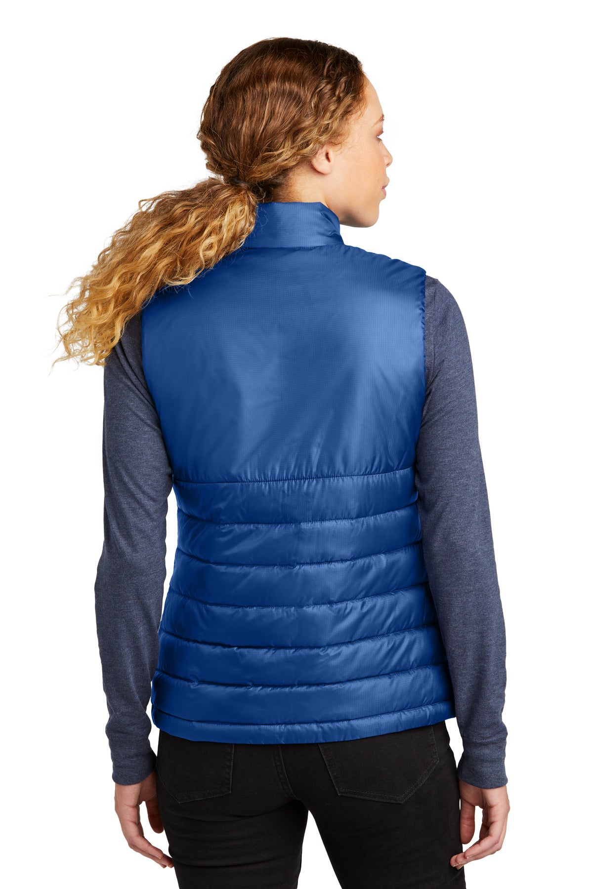 Eddie Bauer Women's Quilted Vest EB513 Cobalt Blue
