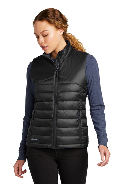 Eddie Bauer Women's Quilted Vest EB513 Deep Black