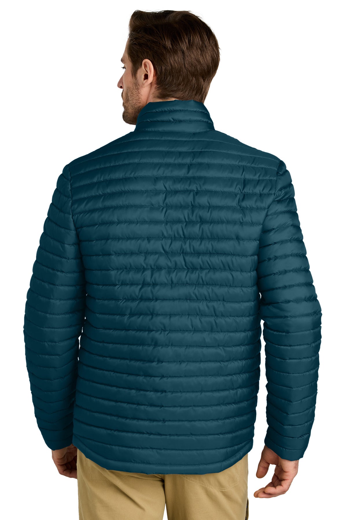 Eddie Bauer Packable Quilted Full-Zip EB514 Adriatic Blue