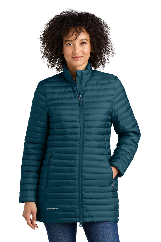 Eddie Bauer Women's Packable Quilted Full-Zip EB515 Adriatic Blue