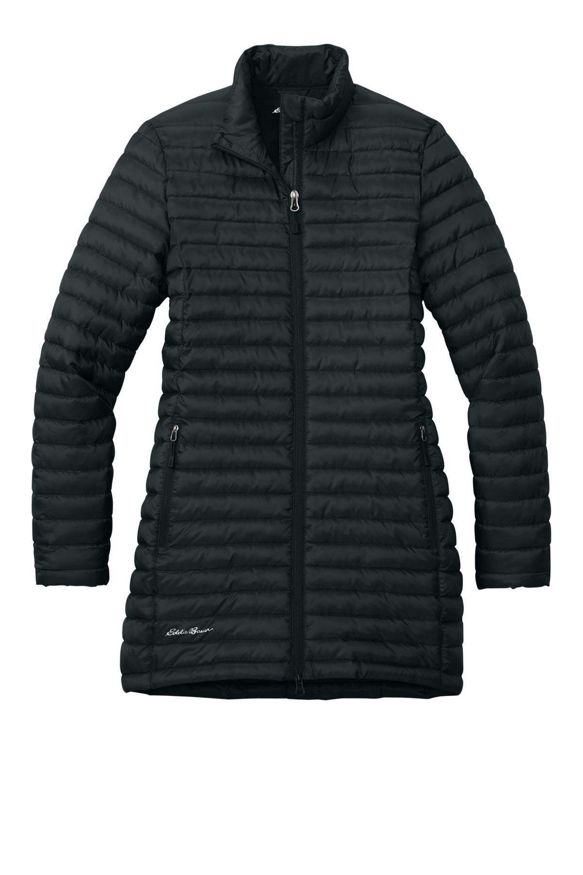 Eddie Bauer Women's Packable Quilted Full-Zip EB515 Black