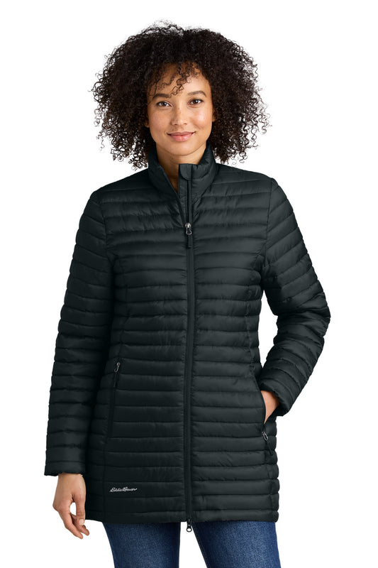 Eddie Bauer Women's Packable Quilted Full-Zip EB515 Black