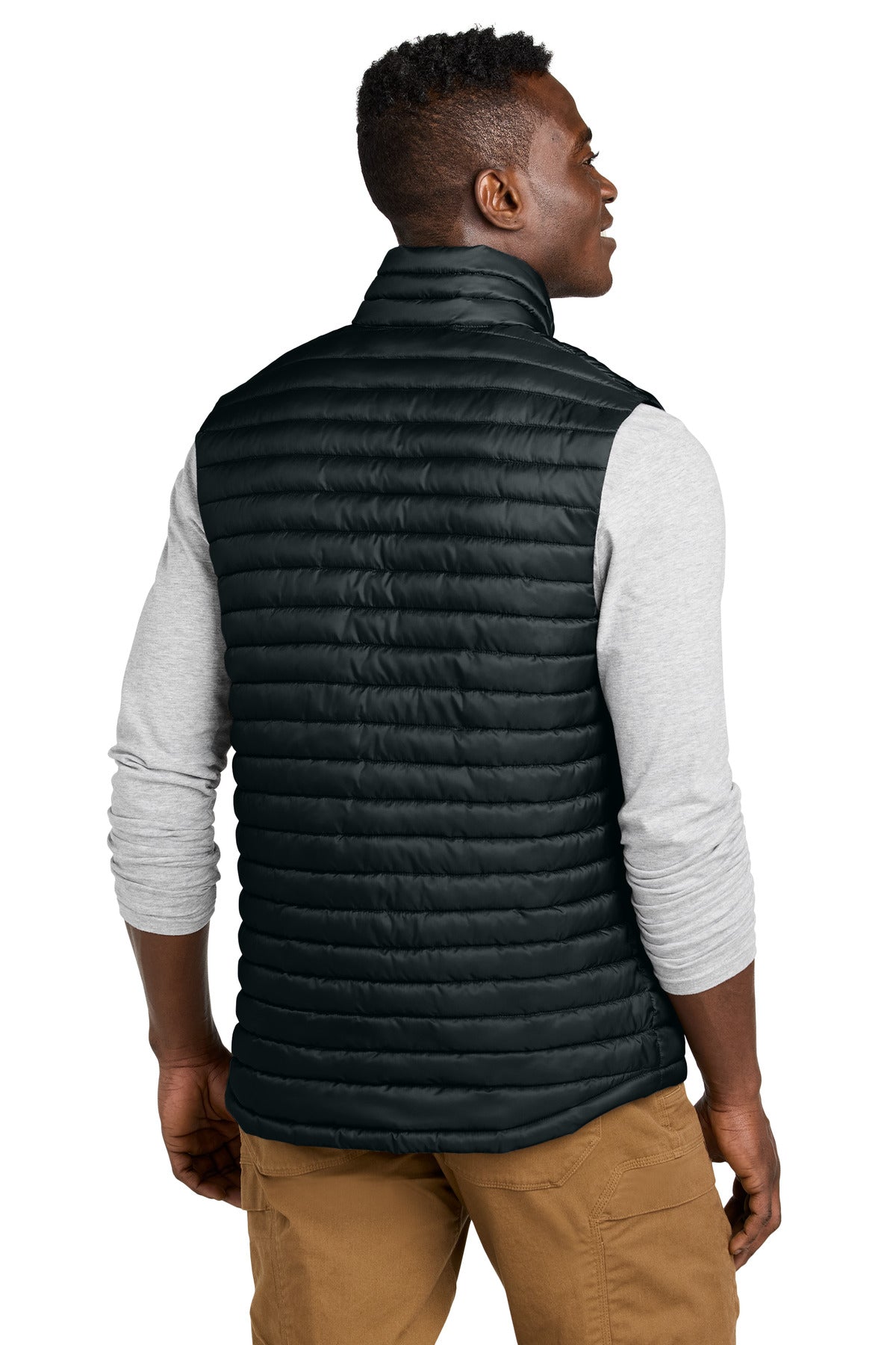 Eddie Bauer Packable Quilted Vest EB516 Black
