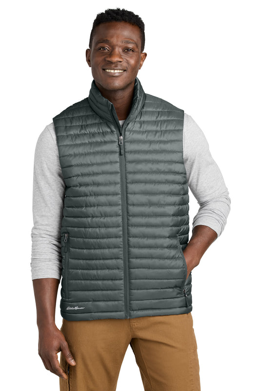 Eddie Bauer Packable Quilted Vest EB516 Metal Grey