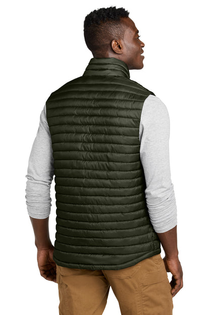 Eddie Bauer Packable Quilted Vest EB516 Olive Green