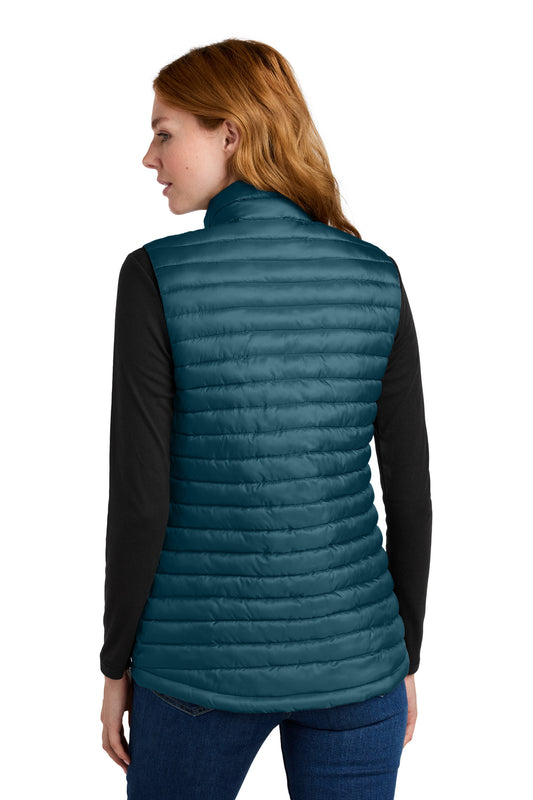 Eddie Bauer Women's Packable Quilted Vest EB517 Adriatic Blue