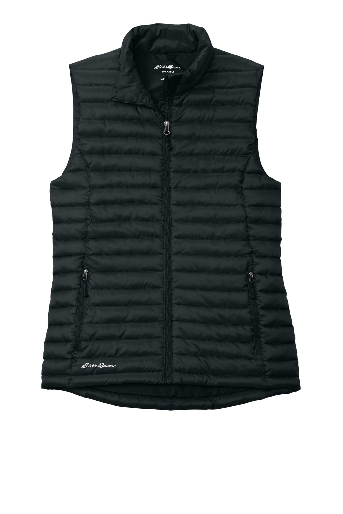 Eddie Bauer Women's Packable Quilted Vest EB517 Black
