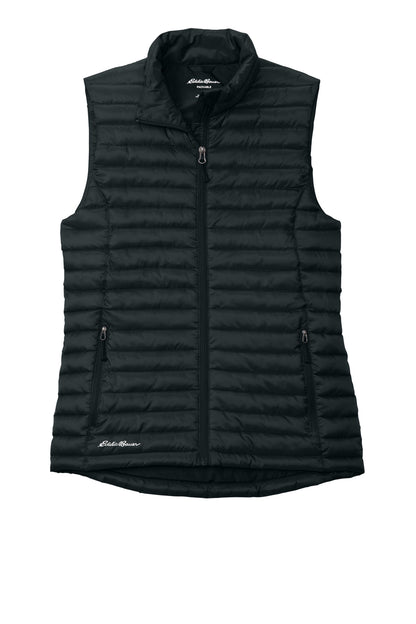 Eddie Bauer Women's Packable Quilted Vest EB517 Black