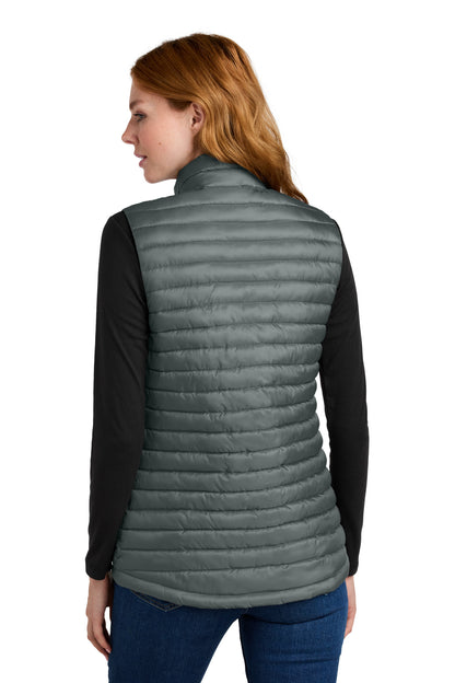 Eddie Bauer Women's Packable Quilted Vest EB517 Metal Grey
