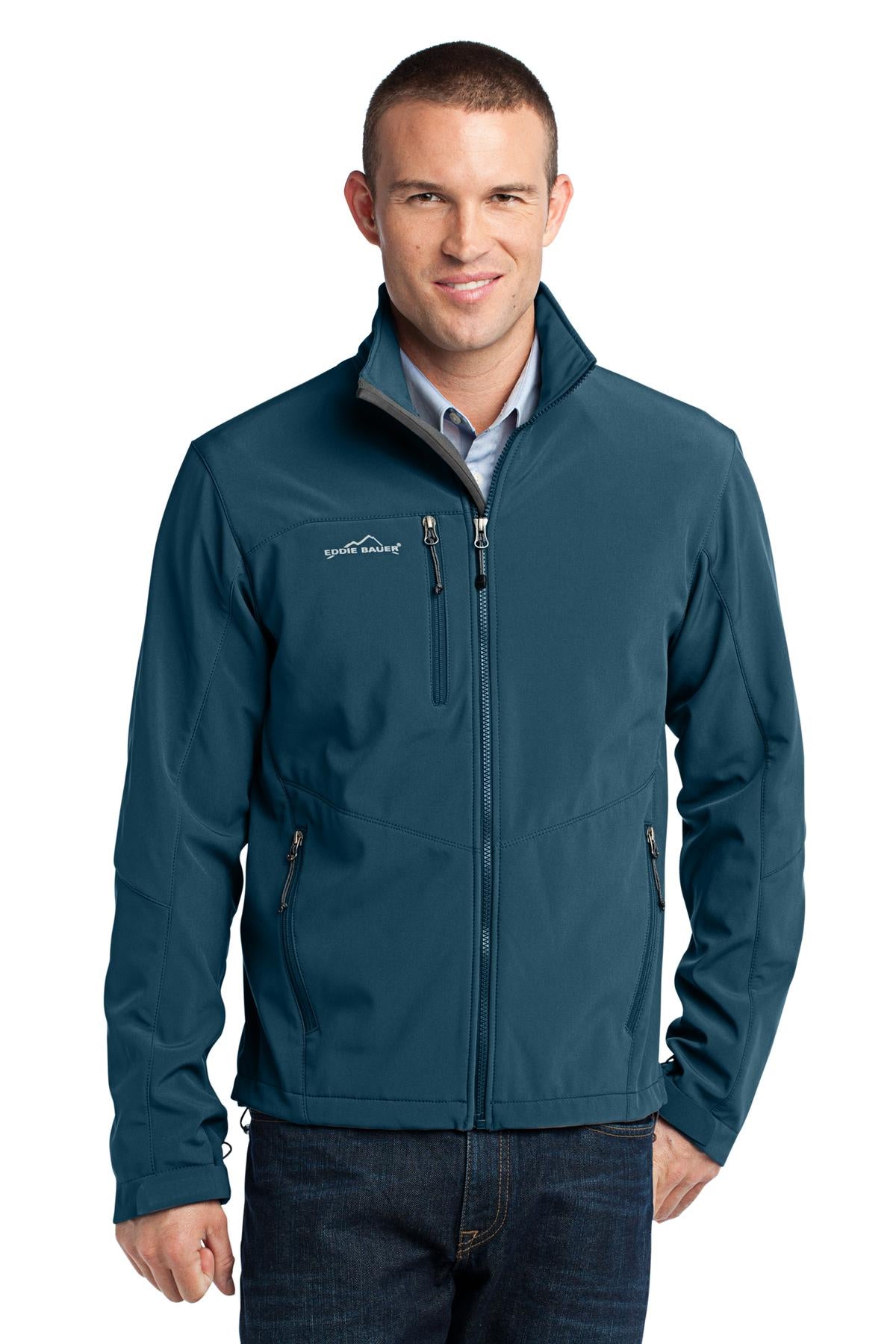 Eddie Bauer Soft Shell Jacket. EB530 Dark Adriatic