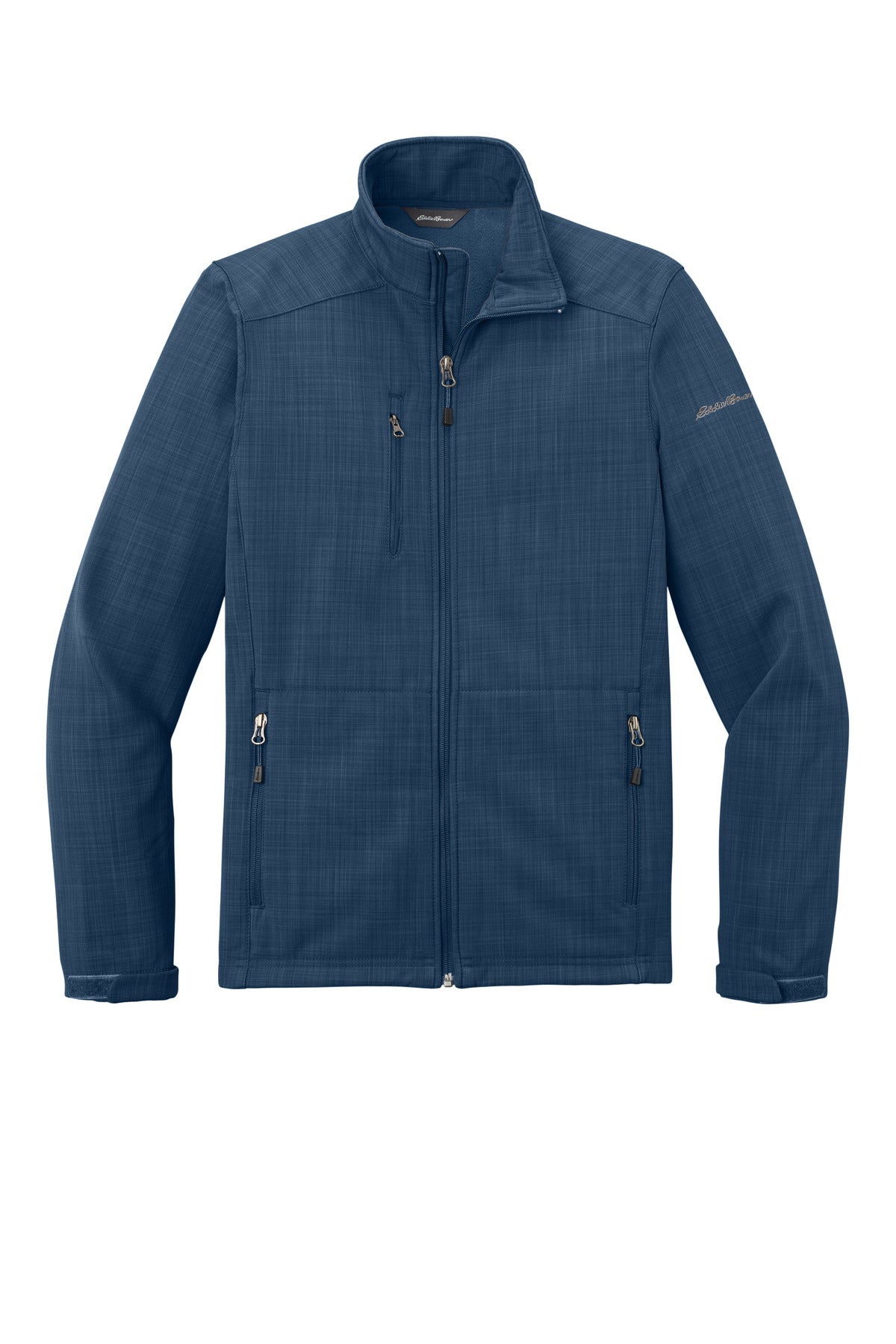 Eddie Bauer Shaded Crosshatch Soft Shell Jacket EB532 Blue