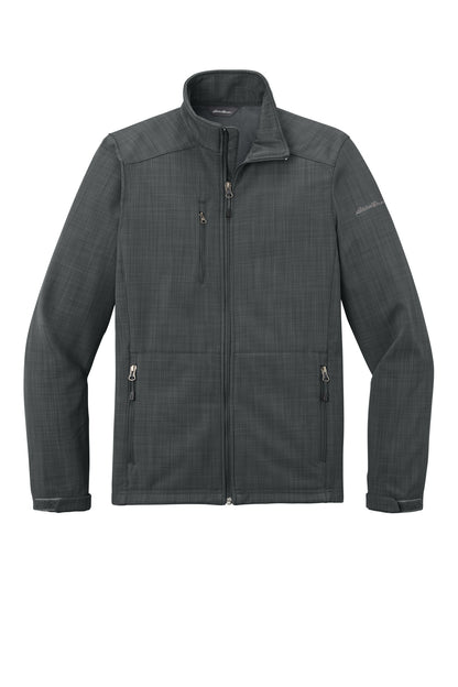 Eddie Bauer Shaded Crosshatch Soft Shell Jacket EB532 Grey