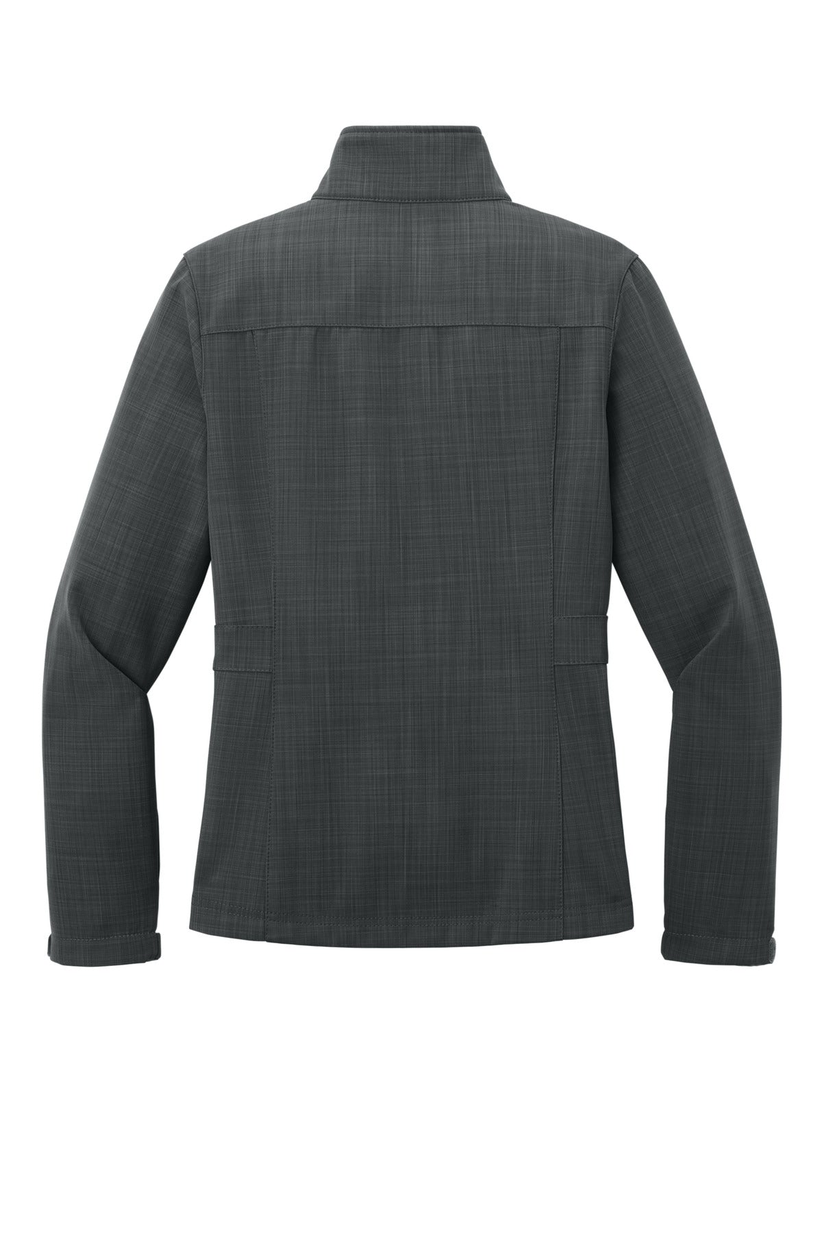 Eddie Bauer Women's Shaded Crosshatch Soft Shell Jacket. EB533 Grey