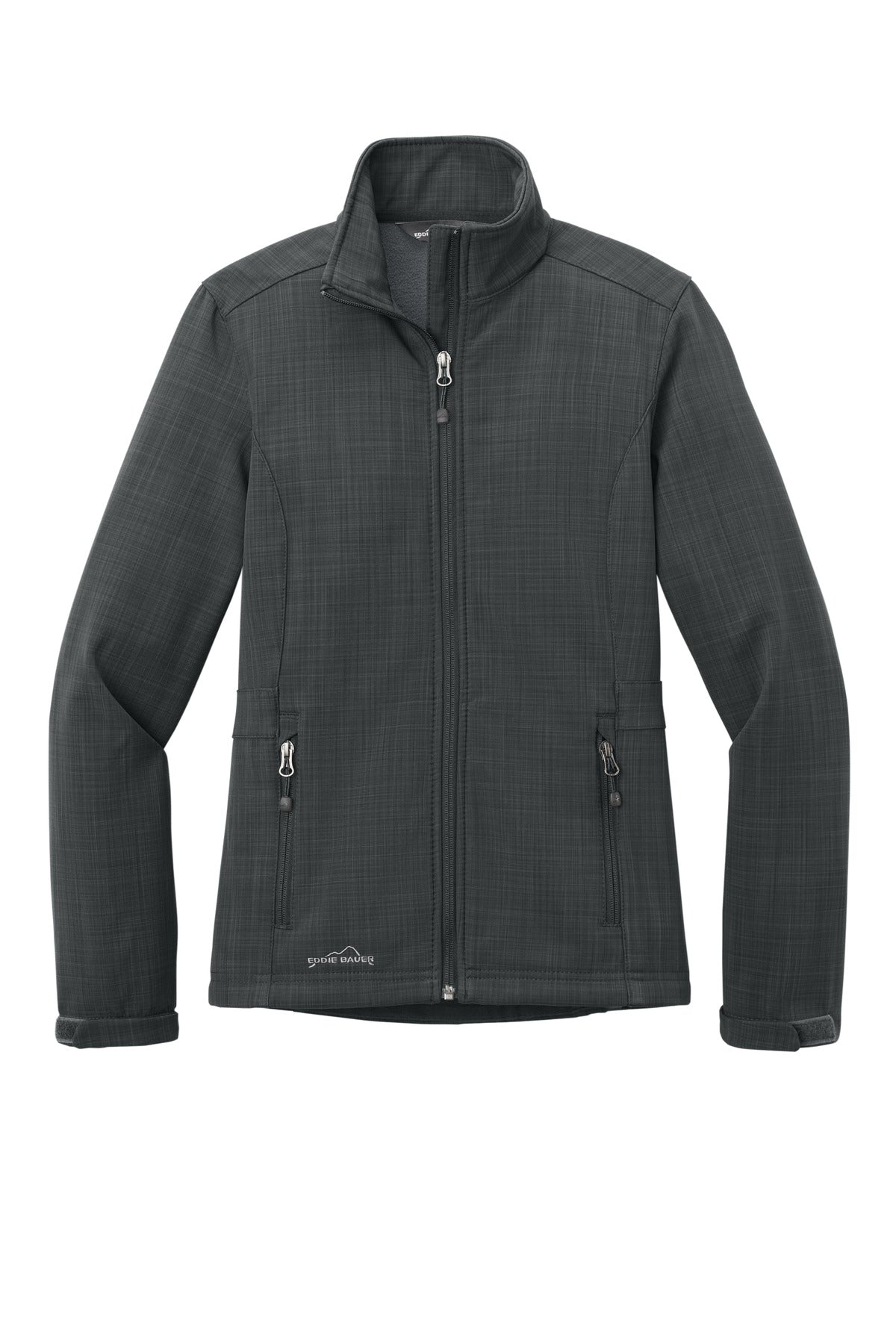 Eddie Bauer Women's Shaded Crosshatch Soft Shell Jacket. EB533 Grey