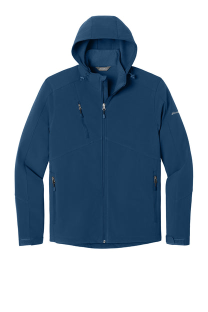 Eddie Bauer Hooded Soft Shell Parka EB536 Admiral Blue