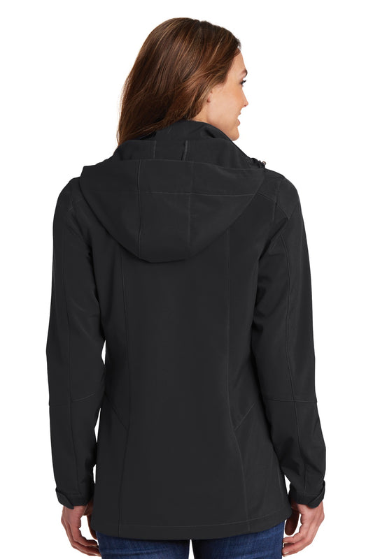 Eddie Bauer Women's Hooded Soft Shell Parka. EB537 Black