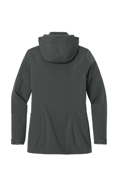 Eddie Bauer Women's Hooded Soft Shell Parka EB537 Grey Steel