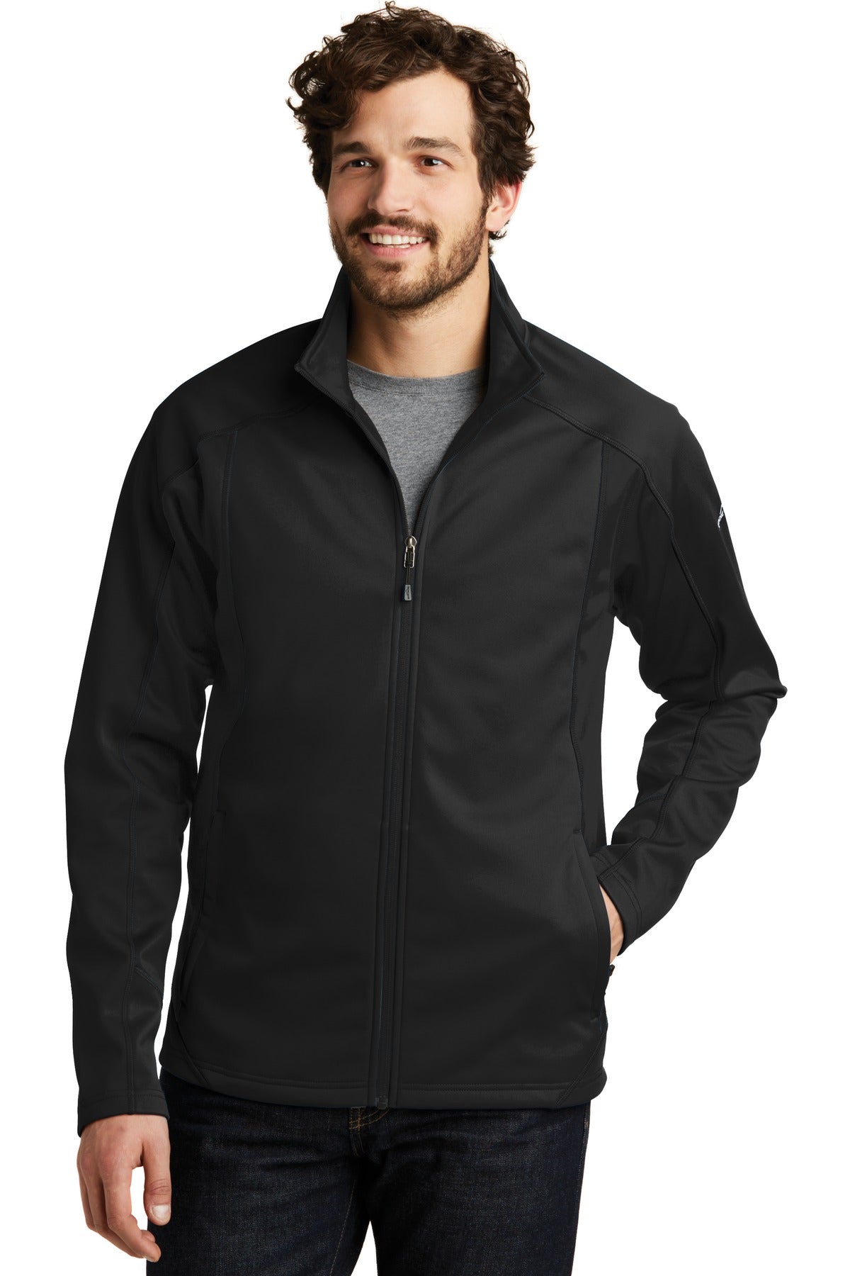Eddie Bauer Trail Soft Shell Jacket. EB542 Black/ Black