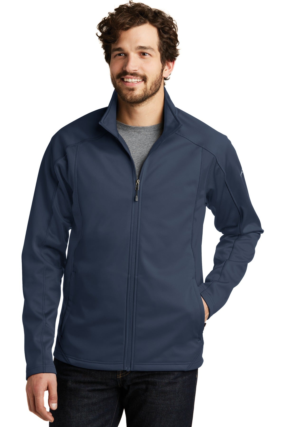 Eddie Bauer Trail Soft Shell Jacket. EB542 River Blue Navy/ River Blue Navy
