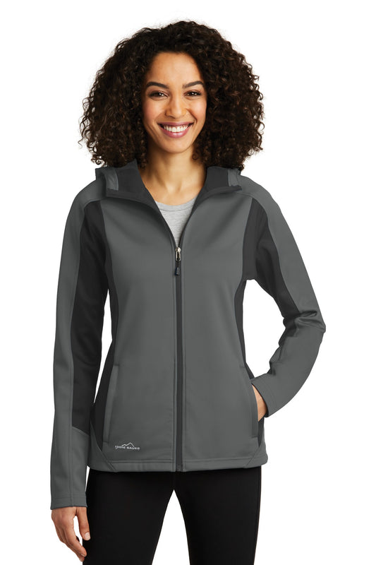 Eddie Bauer Women's Trail Soft Shell Jacket. EB543 Metal Grey/ Grey Steel