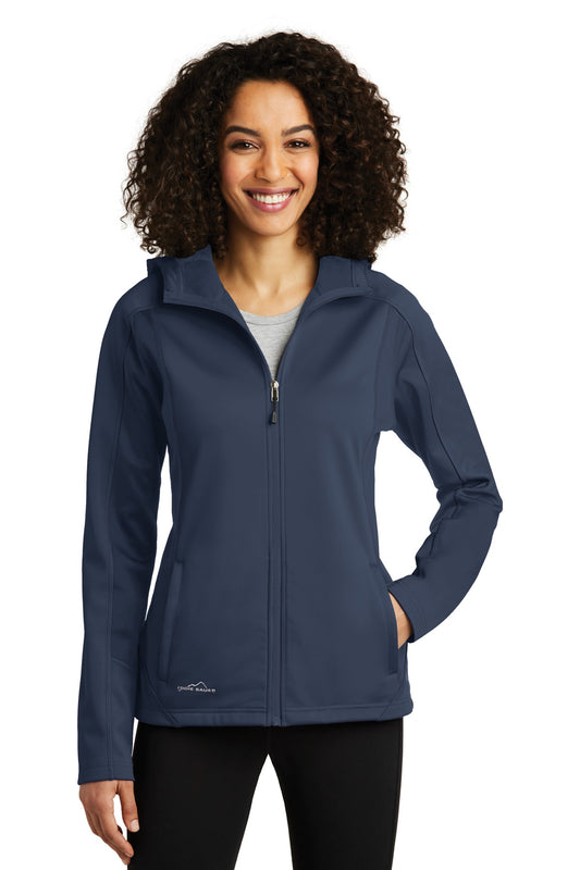 Eddie Bauer Women's Trail Soft Shell Jacket. EB543 River Blue Navy/ River Blue Navy