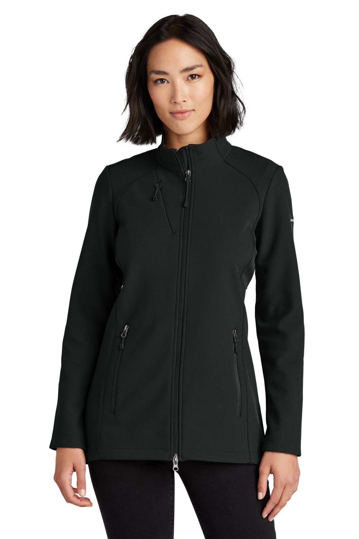 Eddie Bauer Women's Stretch Soft Shell Jacket EB545 Deep Black