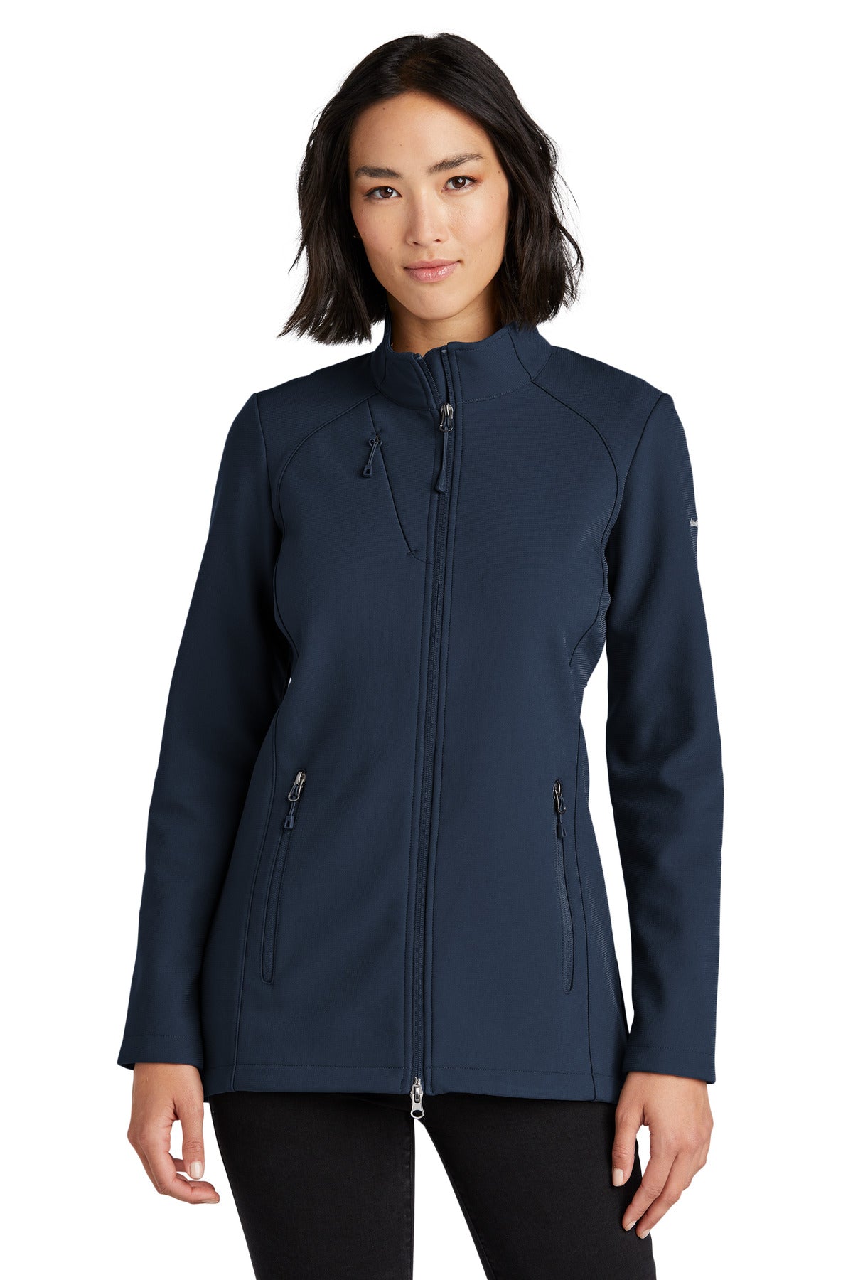 Eddie Bauer Women's Stretch Soft Shell Jacket EB545 River Blue Navy