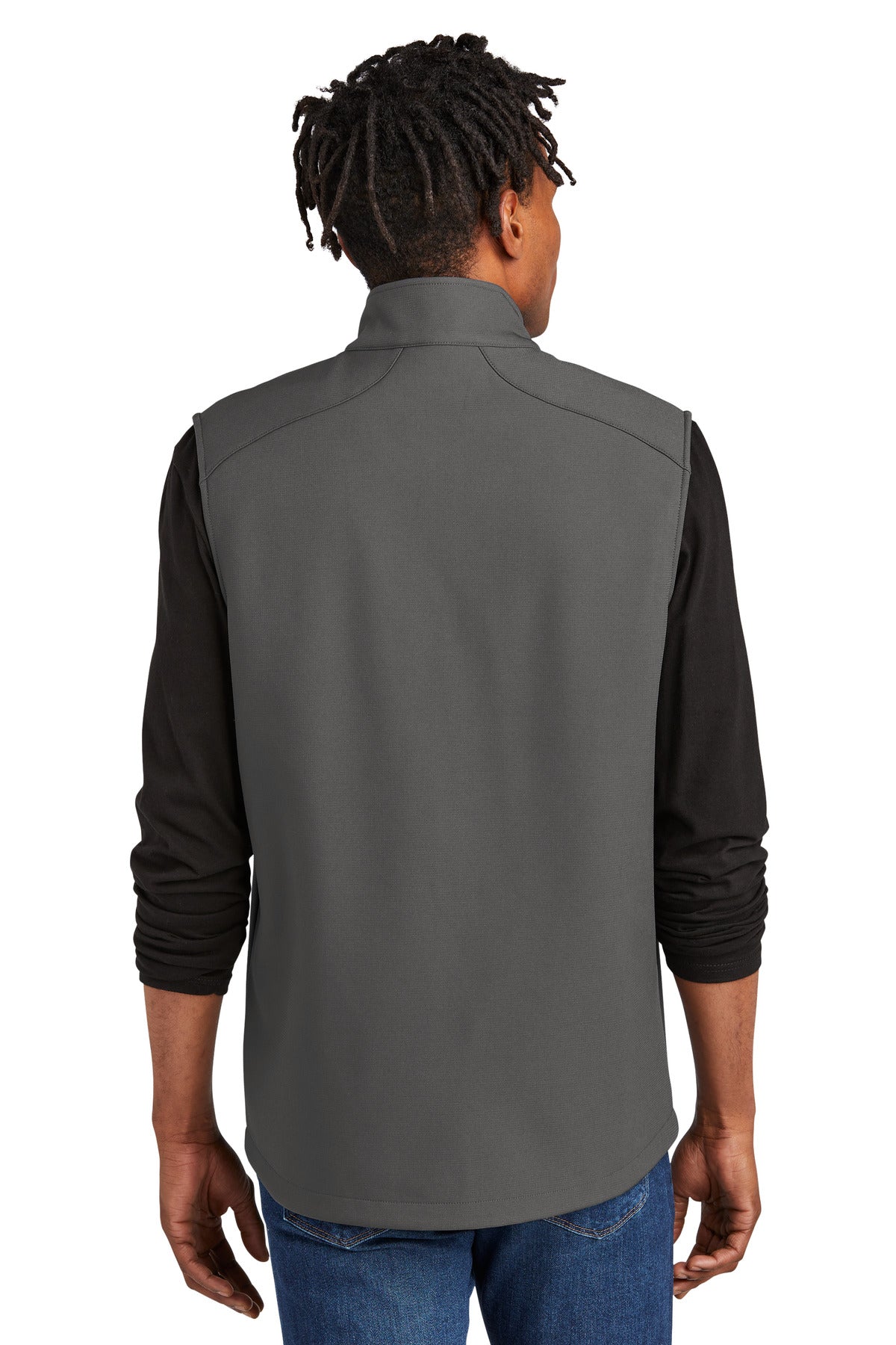 Eddie Bauer Stretch Soft Shell Vest EB546 Iron Gate