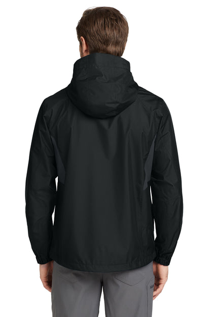 Eddie Bauer Rain Jacket EB550 Black/Steel Grey