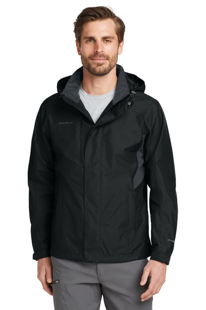 Eddie Bauer Rain Jacket EB550 Black/Steel Grey