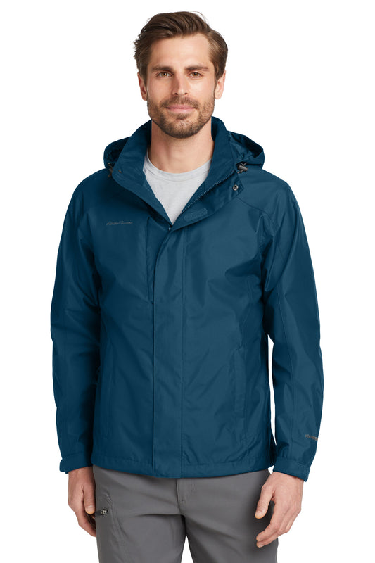 Eddie Bauer Rain Jacket EB550 Deep Sea Blue/Dark Adriatic
