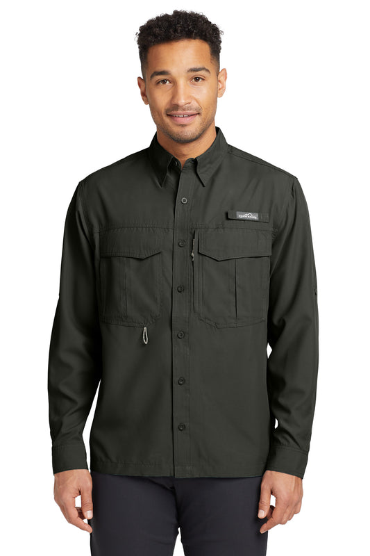 Eddie Bauer Long Sleeve Performance Fishing Shirt. EB600 Boulder