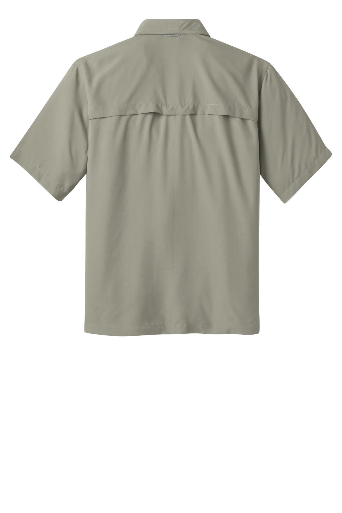 Eddie Bauer Short Sleeve Performance Fishing Shirt EB602 Driftwood