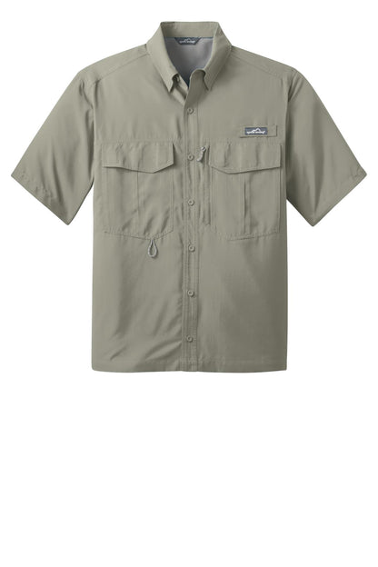 Eddie Bauer Short Sleeve Performance Fishing Shirt EB602 Driftwood